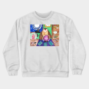 Tarot Owl Crewneck Sweatshirt